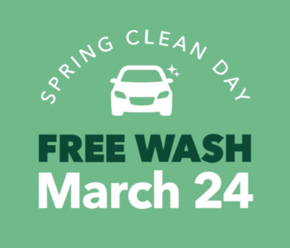 Spring Clean Day Free Wash March 24